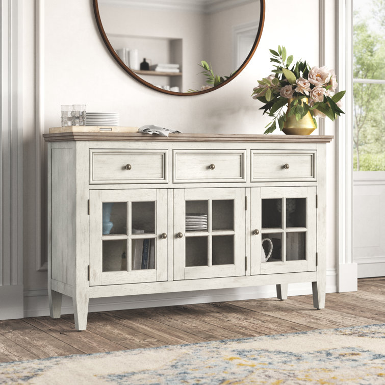 Kelly Clarkson Home Heidi 60'' Wide 3 Drawer Sideboard & Reviews Wayfair